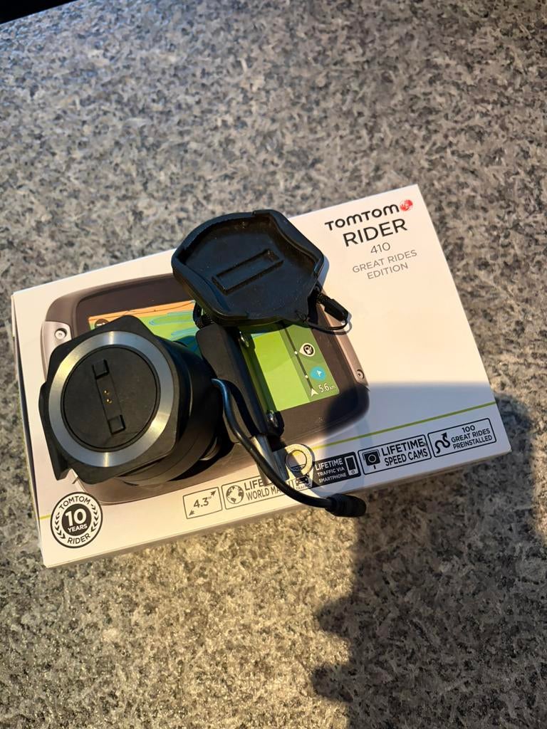 TomTom 410 Riders edition, Motoren, Accessoires | Navigatiesystemen, Ophalen of Verzenden, Zo goed als nieuw