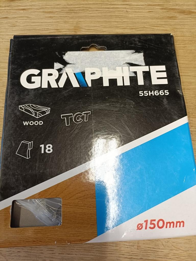 Zaagblad 150mm voor hout, Doe-het-zelf en Verbouw, Gereedschap | Zaagmachines, Ophalen of Verzenden, Nieuw, Graphite