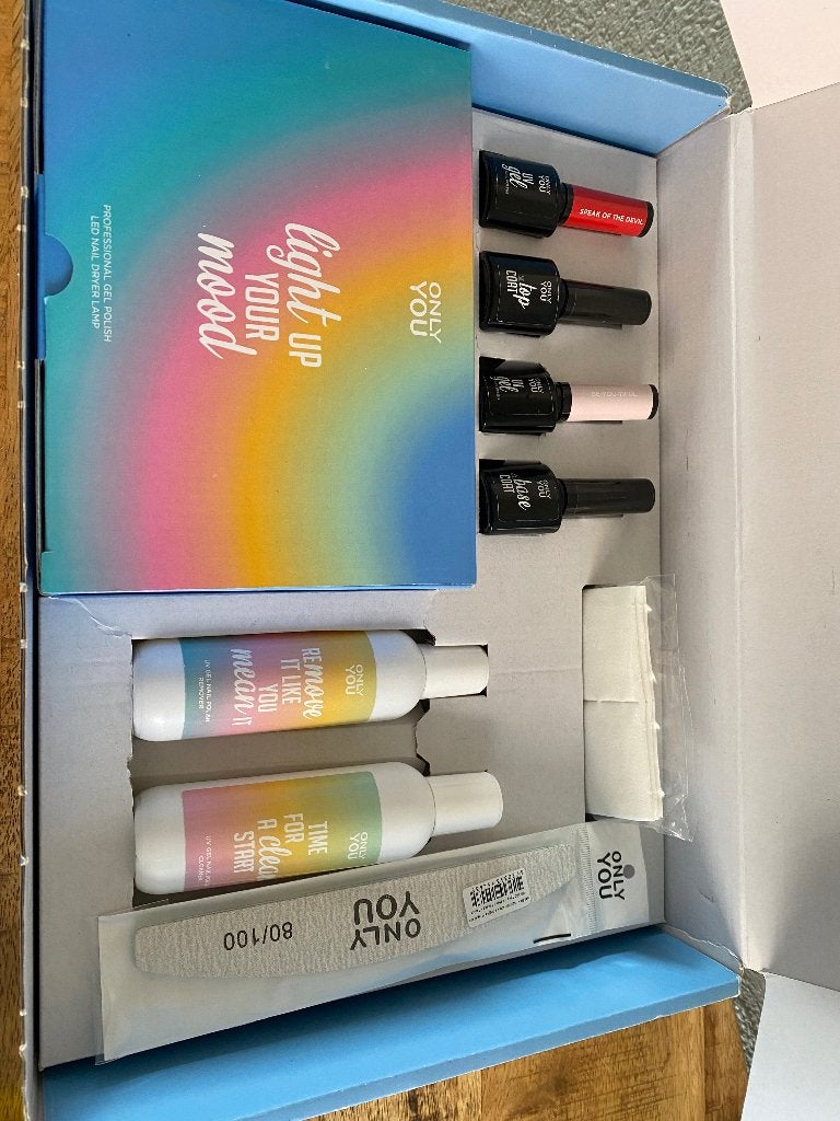 NIEUW! Only You UV Gel Nail Polish Starter Kit (Gellak Set), Overige kleuren, Nieuw, Ophalen of Verzenden, Handen en Nagels