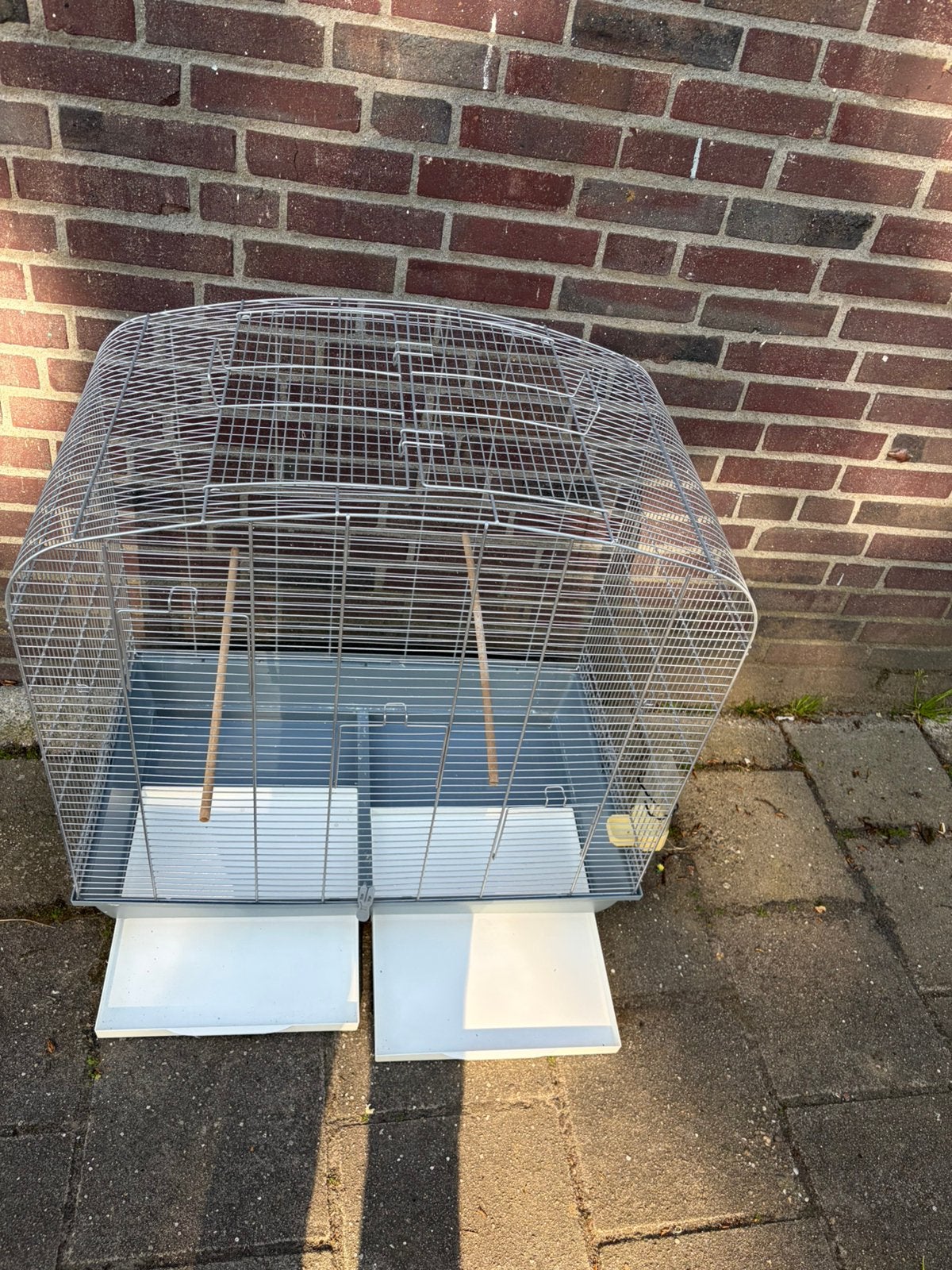Grote vogel kooi, Dieren en Toebehoren, Vogels | Hokken en Kooien, Ophalen of Verzenden, Zo goed als nieuw, Metaal, Vogelkooi