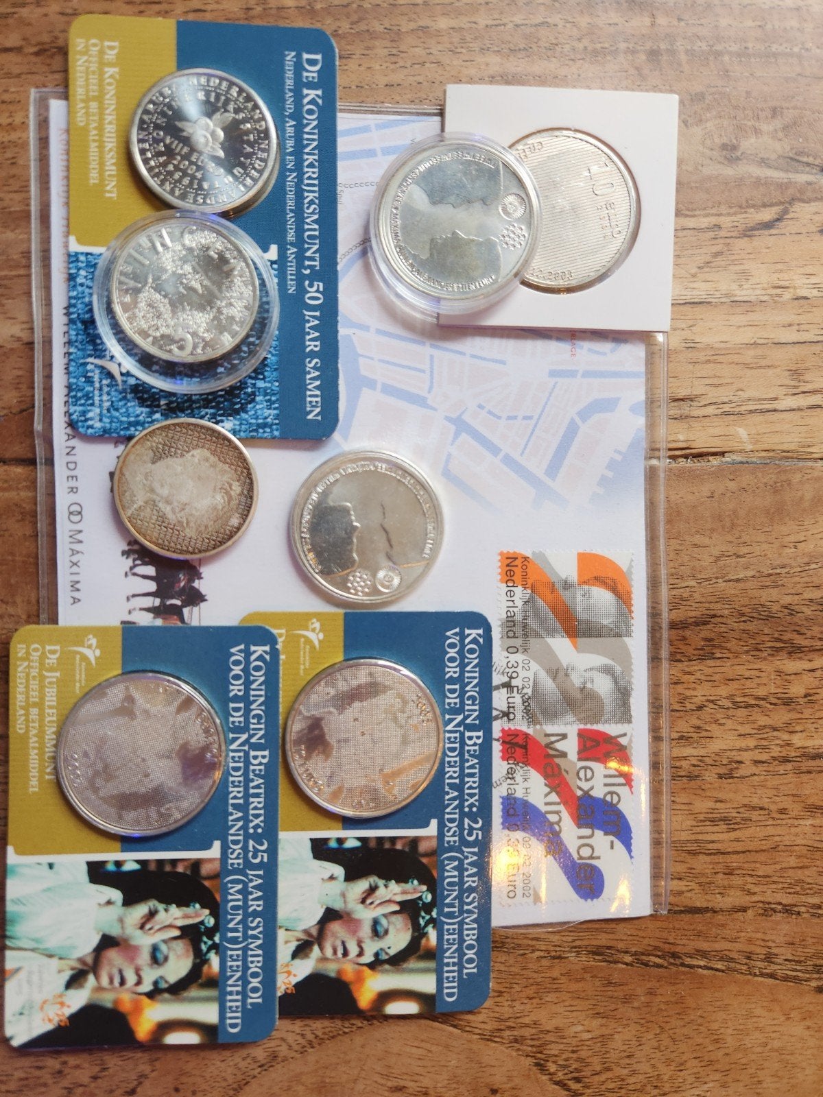 Diverse Nederlandse herdenkingsmunten 125,3 gram zilver, Koningin Beatrix, Euro's, Ophalen of Verzenden, Losse munt