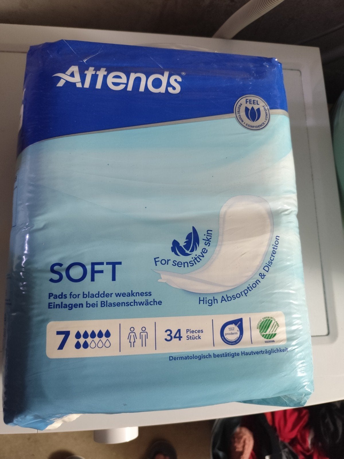 attends incontinentie verband maat 7, Diversen, Ophalen, Nieuw