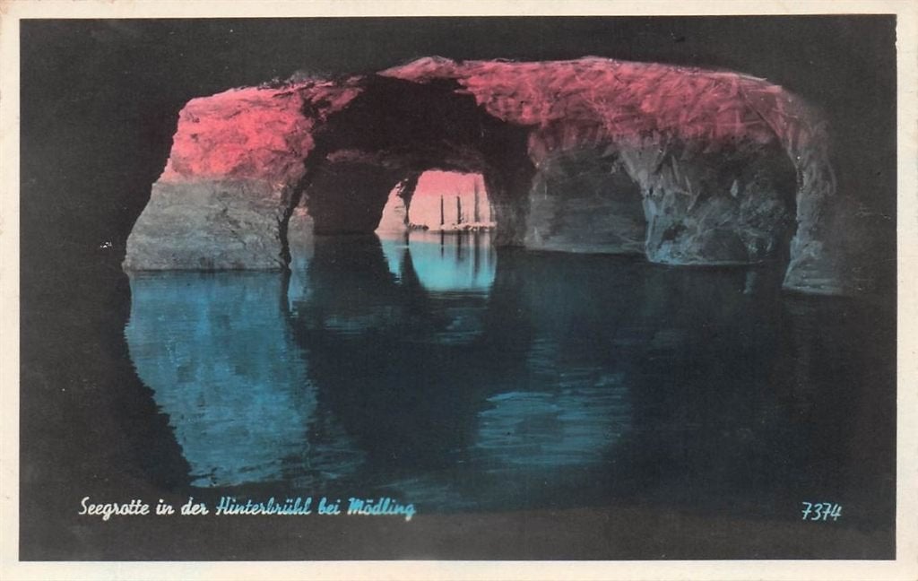 702-453-029 Seegrotte In Der Hinterbrühl Bei Mödling, Verzamelen, Ansichtkaarten | Buitenland, Verzenden, Voor 1920, Oostenrijk