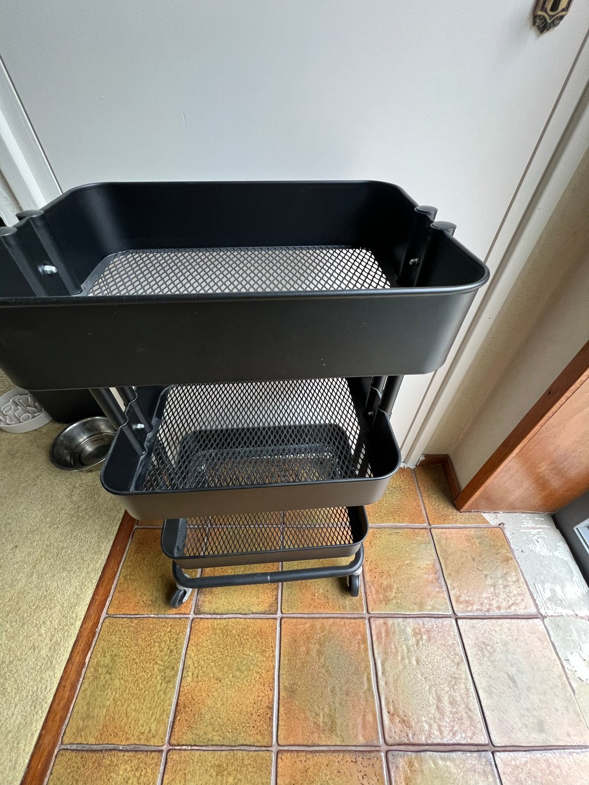 IKEA RÅSKOG Roltafel / Keukentrolley met deksel, Ophalen, IKEA, Keukentrolley, Zo goed als nieuw