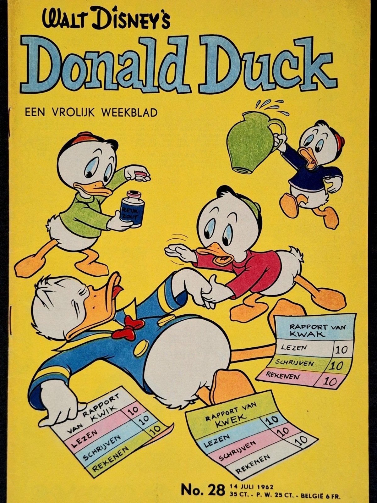 Donald Duck 1962 nr. 28, Eén stripboek, Ophalen of Verzenden, Zo goed als nieuw