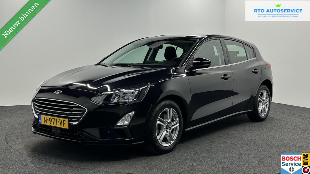 Ford Focus 1.0 EcoBoost Hybrid Trend Edition Business CAMERA, Auto's, Ford, Stof, Gebruikt, Met garantie (alle), Zwart