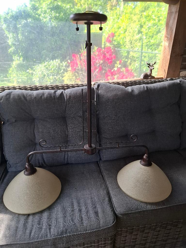 Lamp, Ophalen, Zo goed als nieuw, Glas, 75 cm of meer