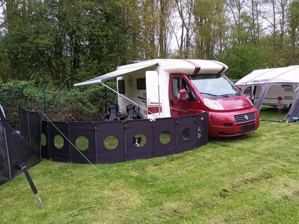 Reimo hondenrek opvouwbaar 8 delig handig voor oo de camping, Ophalen of Verzenden, Zo goed als nieuw