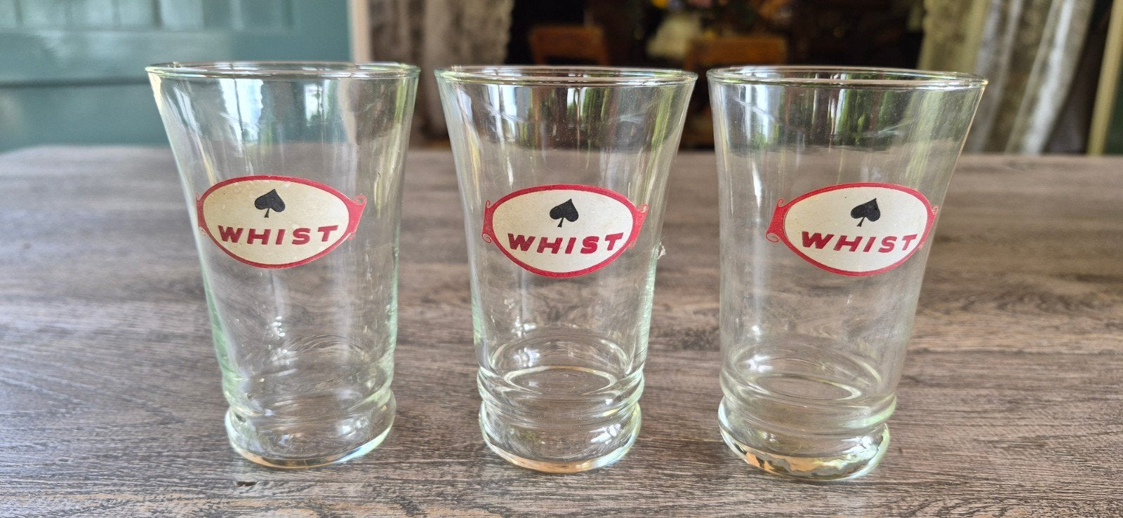 3 Whist glazen La Trappe Koningshoeven, Verzamelen, Ophalen of Verzenden