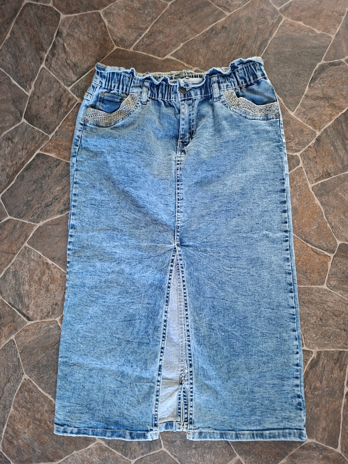 Spijkerrok maat 42, Kleding | Dames, Blauw, Maat 42/44 (L), Ophalen of Verzenden, Zo goed als nieuw