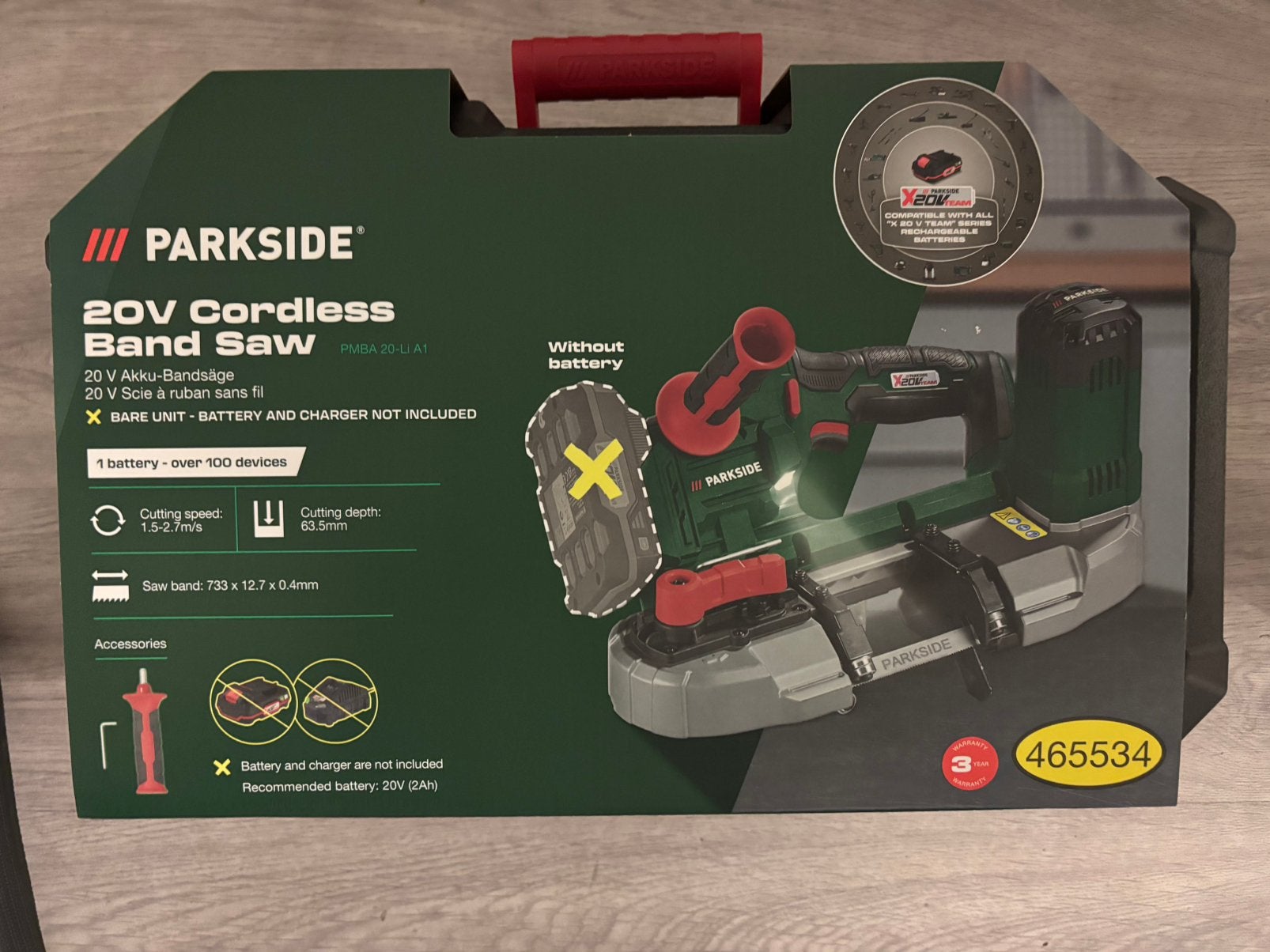 Parkside zaagmachine, Ophalen, Decoupeerzaag, Nieuw, 30 tot 70 mm