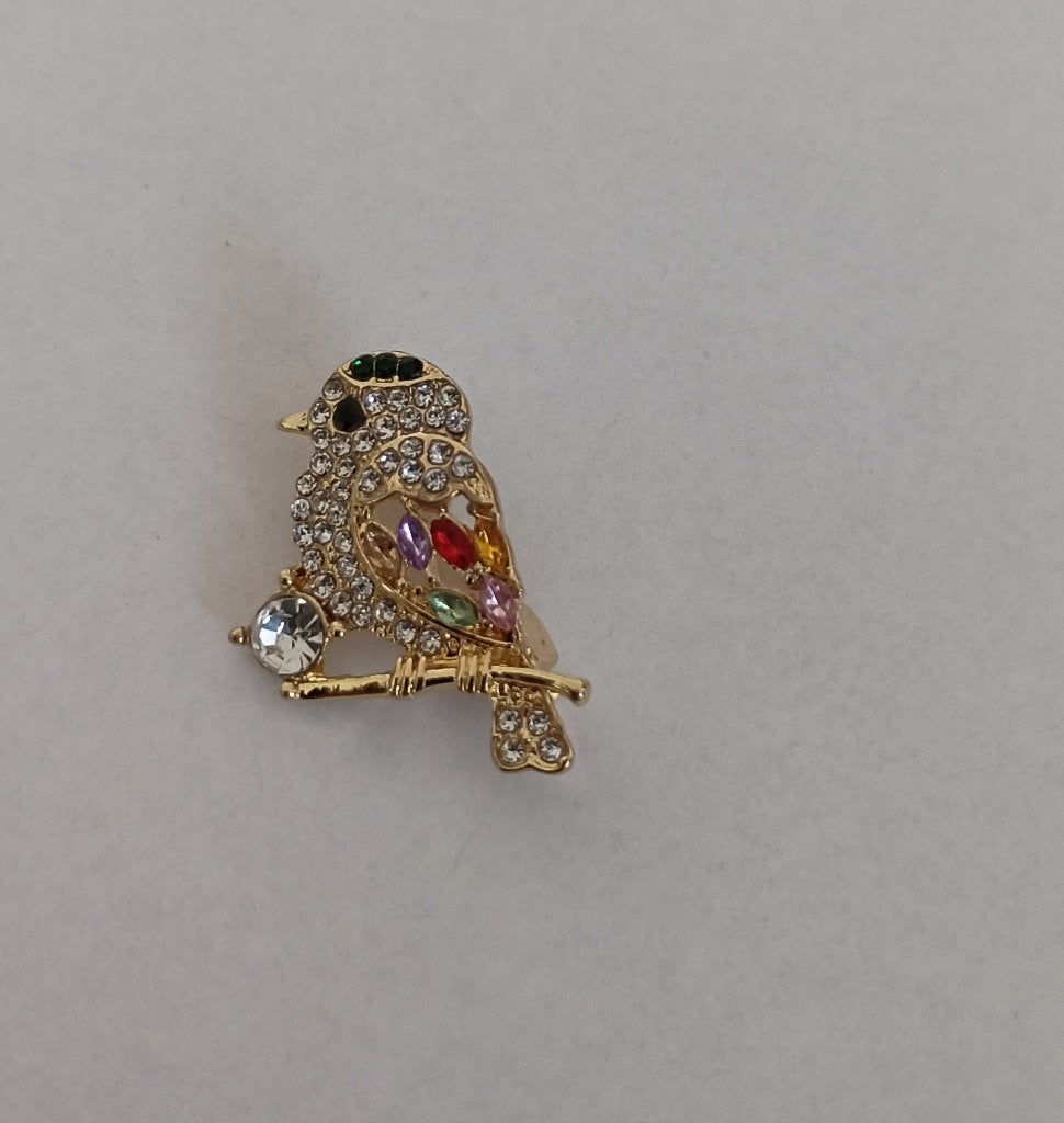 Vogel broche, Sieraden, Tassen en Uiterlijk, Overige materialen, Overige kleuren, Minder dan 4 cm, Nieuw