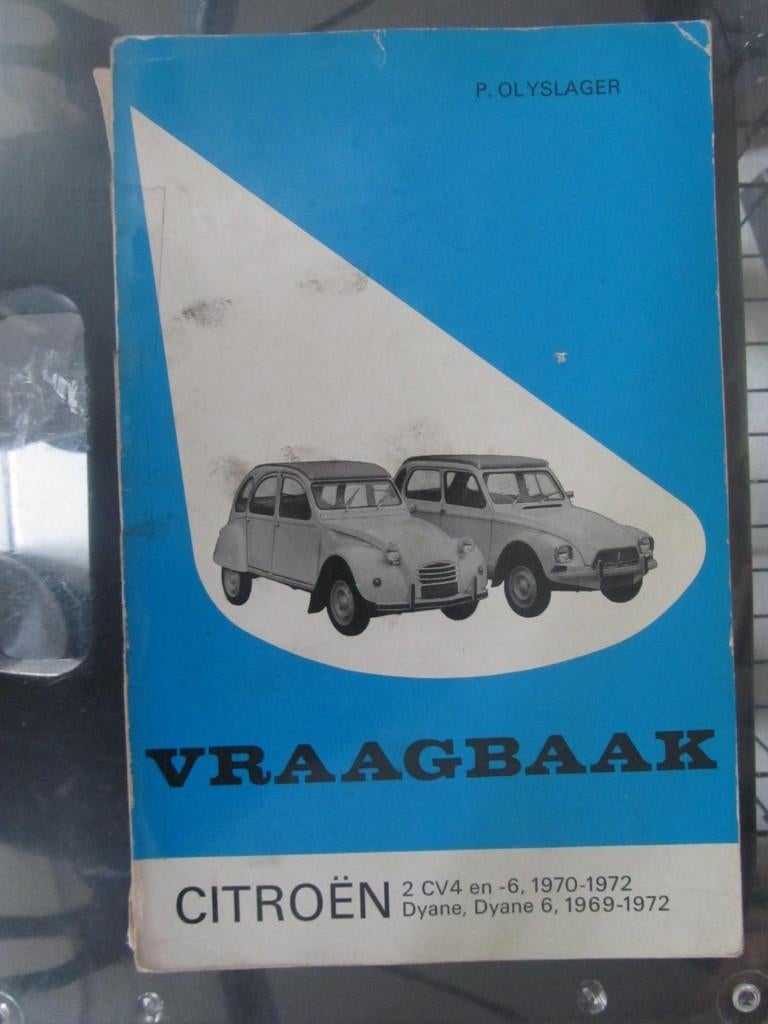vraagbaak   Citroën  2CV  DYANE 1969 -1972, Auto diversen, Handleidingen en Instructieboekjes, Ophalen of Verzenden