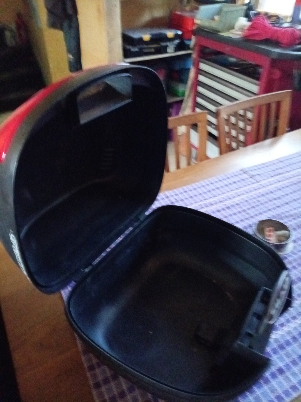 SHAD SH25 Scooter Topkoffer - Zwart/Rood, Ophalen, Gebruikt, Overige typen, Overige merken