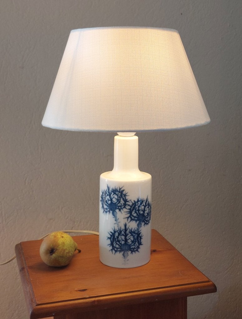 Deens vintage "distel" lamp Royal Copenhagen/ Fog & Mørup, Scandinavisch, Overige merken, Keramiek, Met schakelaar