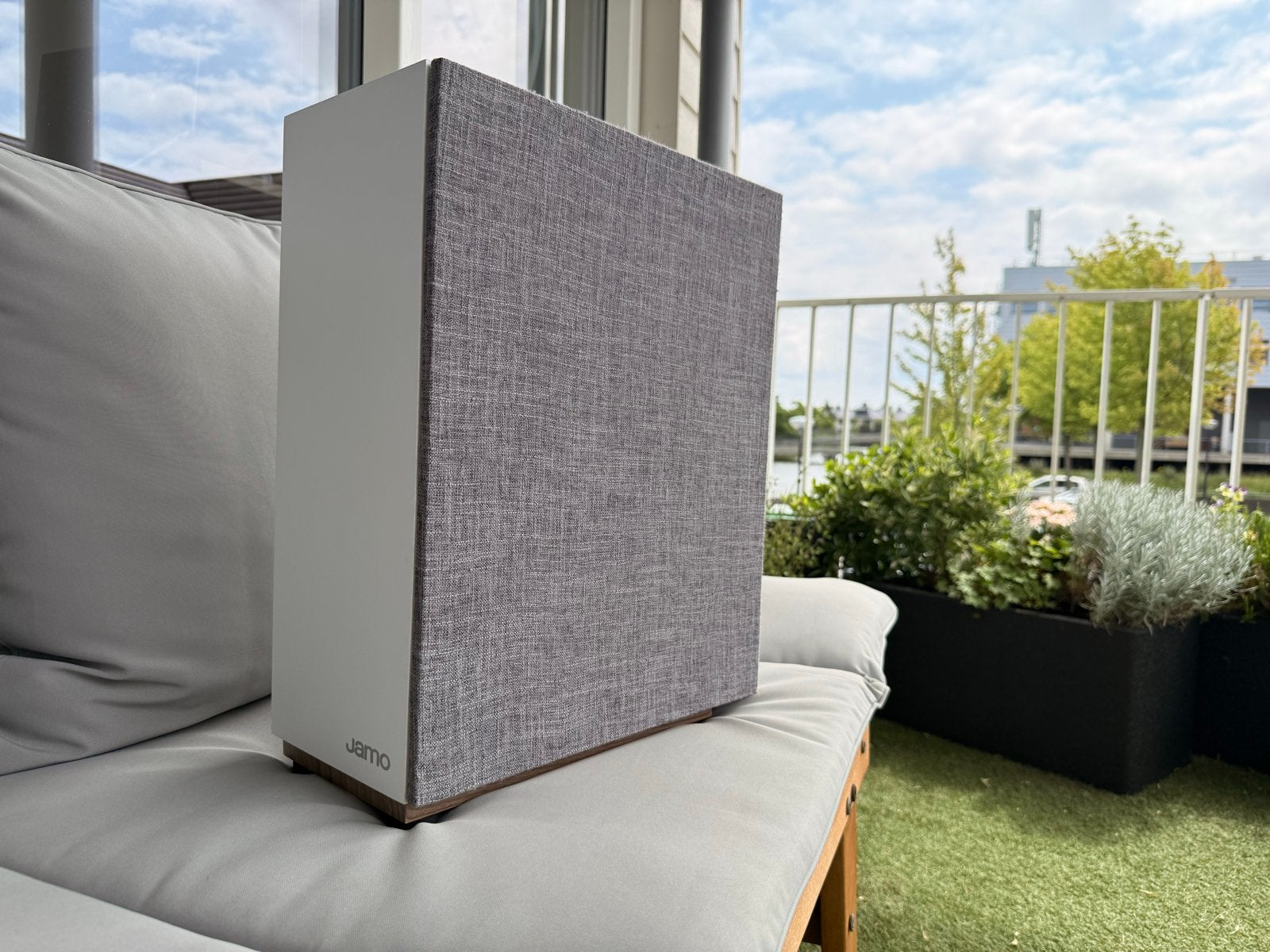 Jamo S808 subwoofer in goede conditie, Ophalen, Zo goed als nieuw, Subwoofer, Jamo