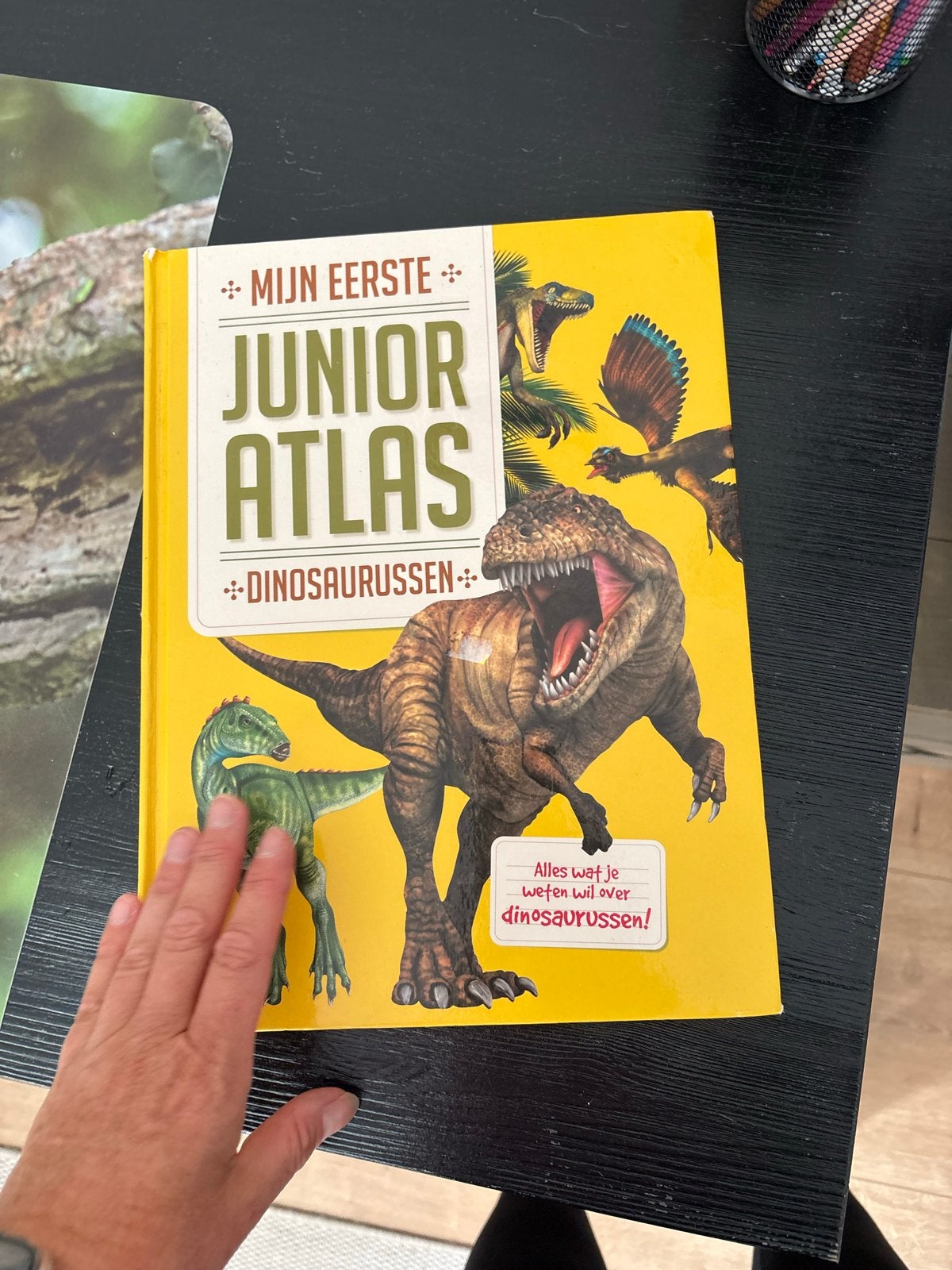 Mijn Eerste Junior Atlas Dinosaurus: Zo goed als nieuw, Ophalen of Verzenden, Gelezen, Non-fictie