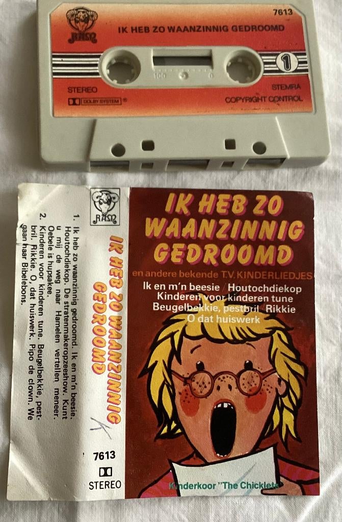 Ik heb zo waanzinnig gedroomd MC, Cd's en Dvd's, Gebruikt, Kinderen en Jeugd, 1 bandje, Ophalen of Verzenden