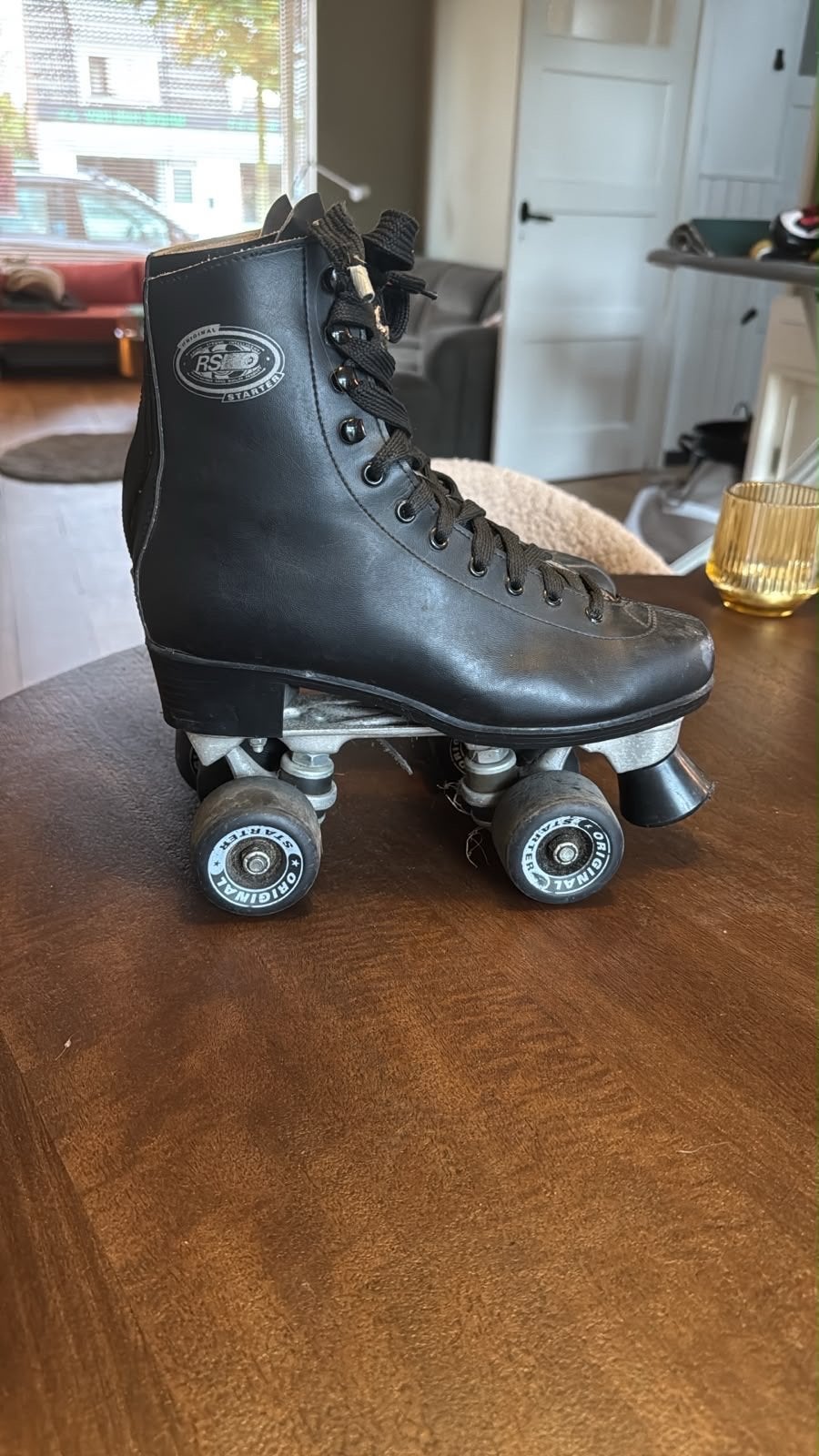 Zwarte rolschaatsen, maat 40, Sport en Fitness, Overige merken, Gebruikt, Overige typen, Ophalen of Verzenden