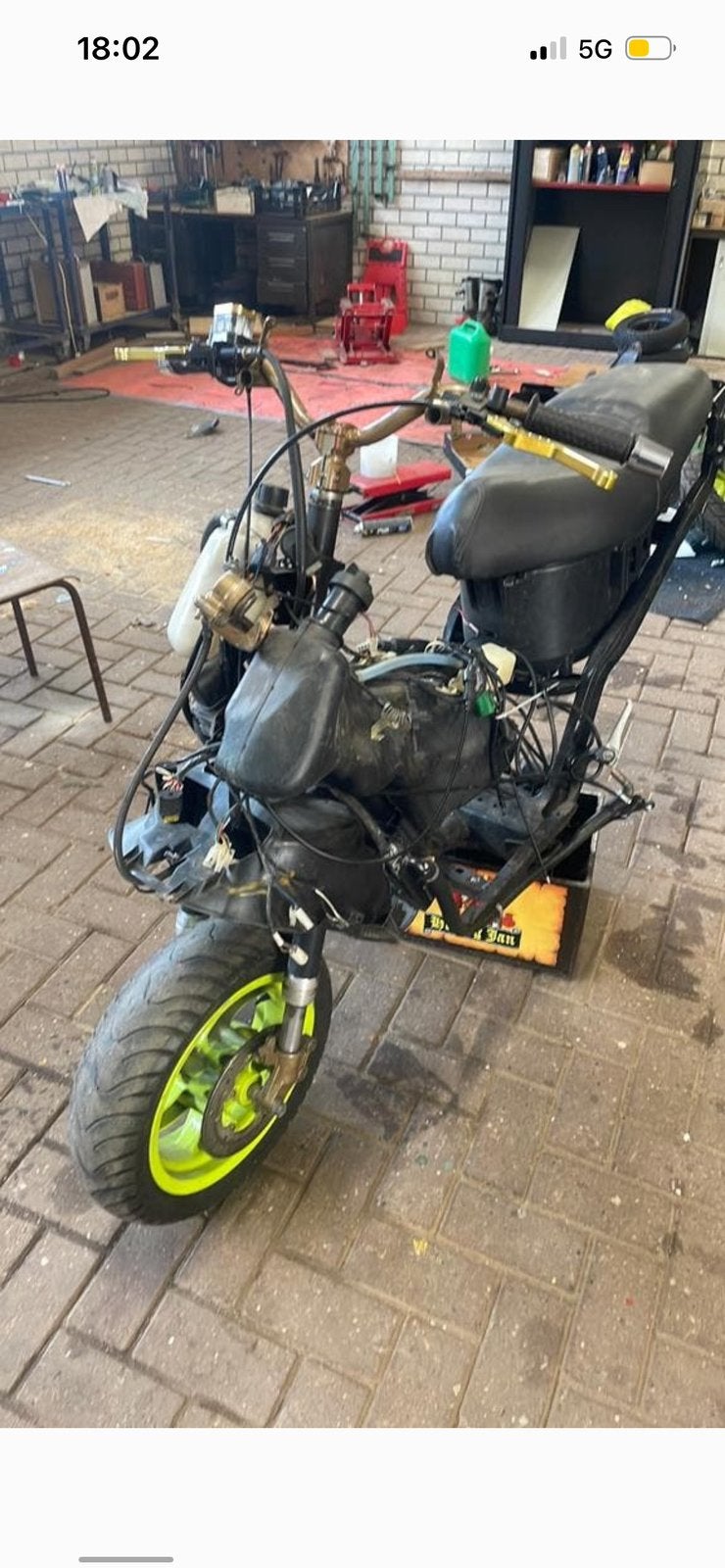Gilera runner frame met swingarm, Fietsen en Brommers, Ophalen of Verzenden, Gebruikt, Frame, Gilera