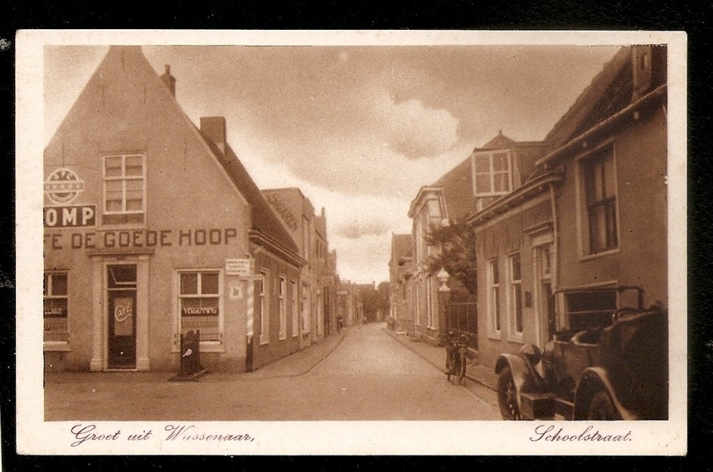 Wassenaar, Schoolstraat, Ophalen of Verzenden, 1920 tot 1940, Ongelopen, Zuid-Holland