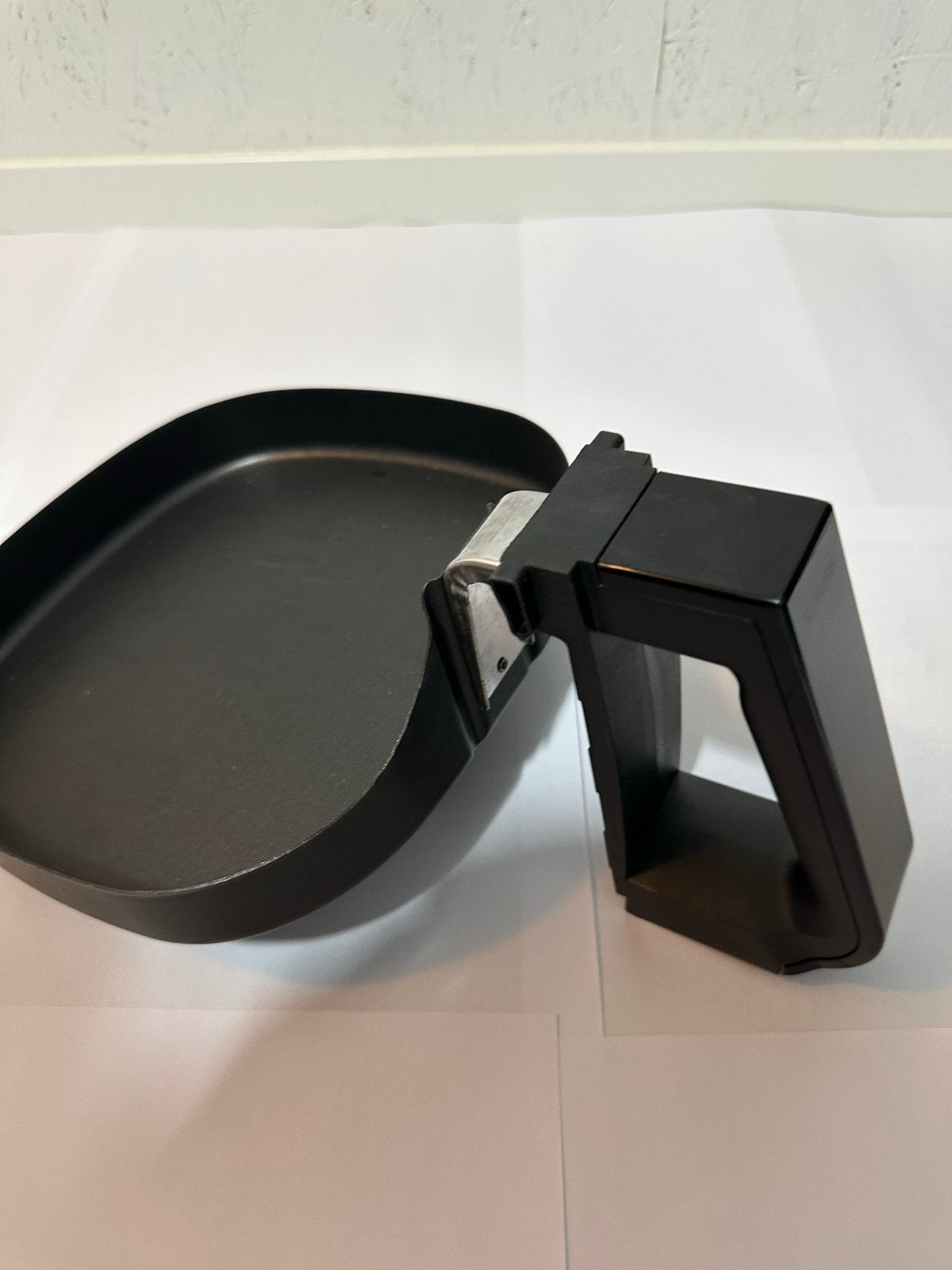 Airfryer grillpan met handvat xl, Ophalen of Verzenden, Zo goed als nieuw, Airfryer