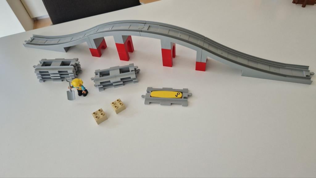 Duplo spoor brug, Ophalen, Zo goed als nieuw, Duplo