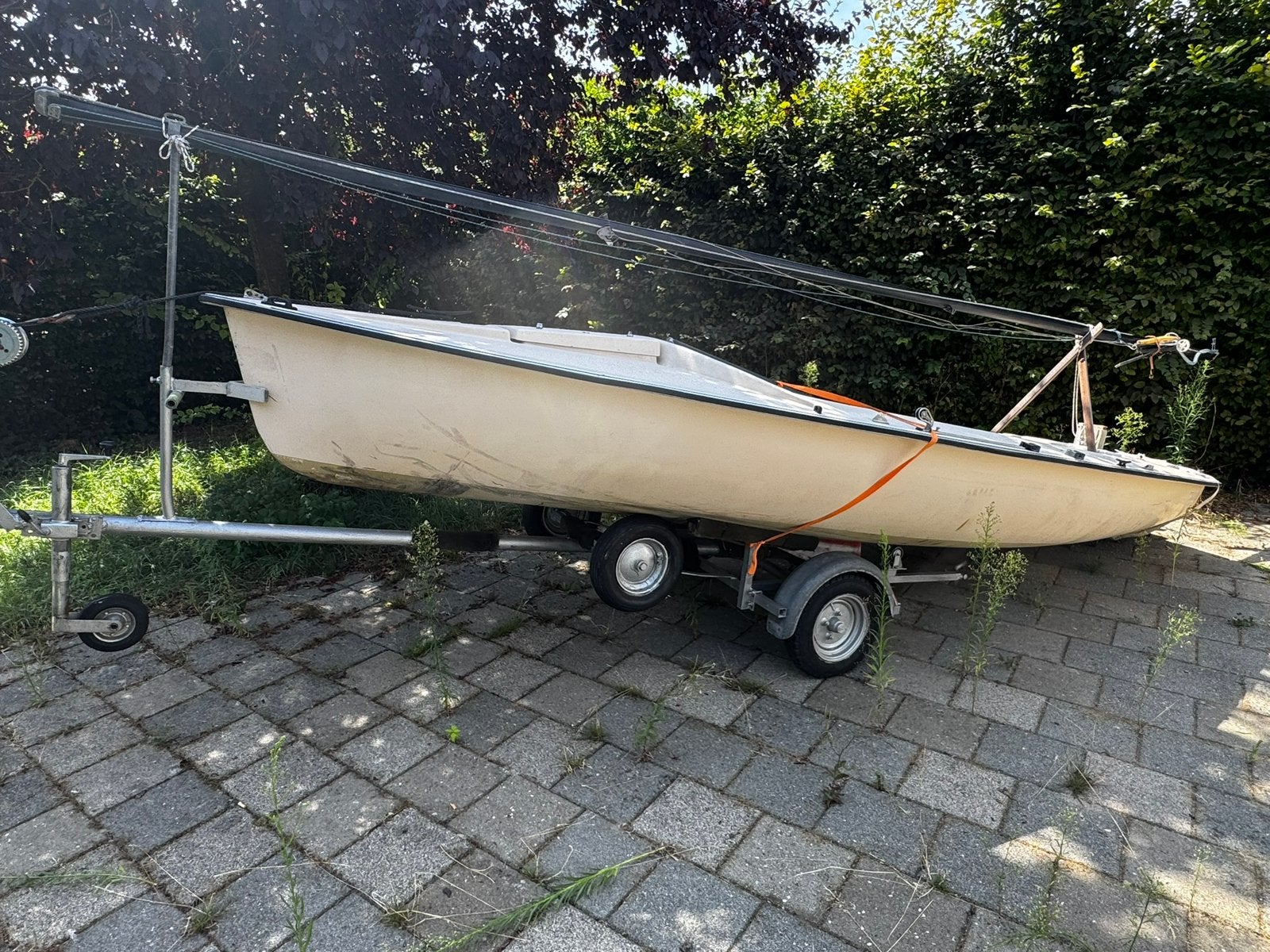 Zeilboot / zwaardboot 4m70, Watersport en Boten, Open zeilboten, Overige typen, Ophalen, Gebruikt, Zwaard