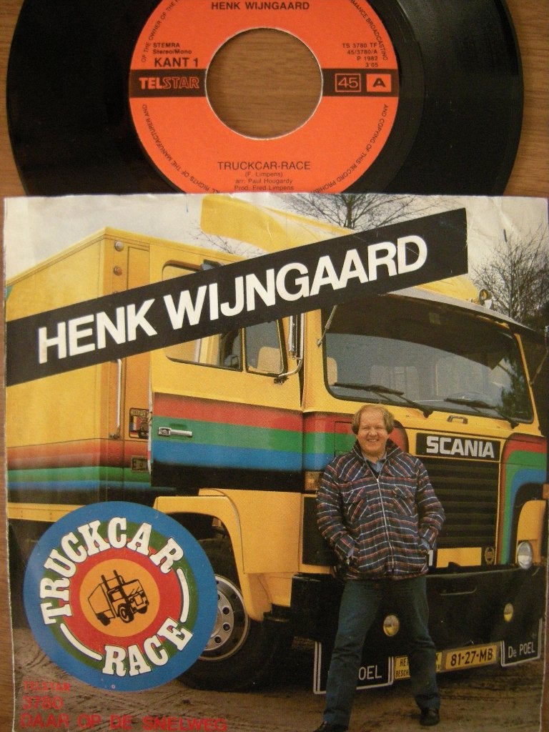 Henk Wijngaard (Truckcar Race) telstar., Gebruikt, 7 inch, Ophalen of Verzenden, Pop