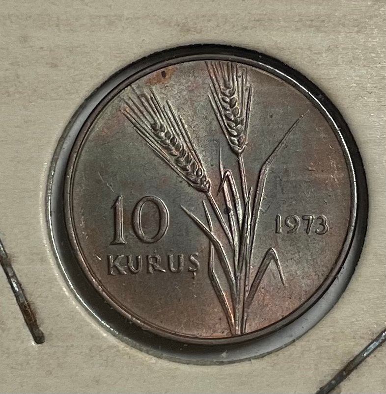 10 kurus Turkije 1973, Ophalen of Verzenden, Overige landen