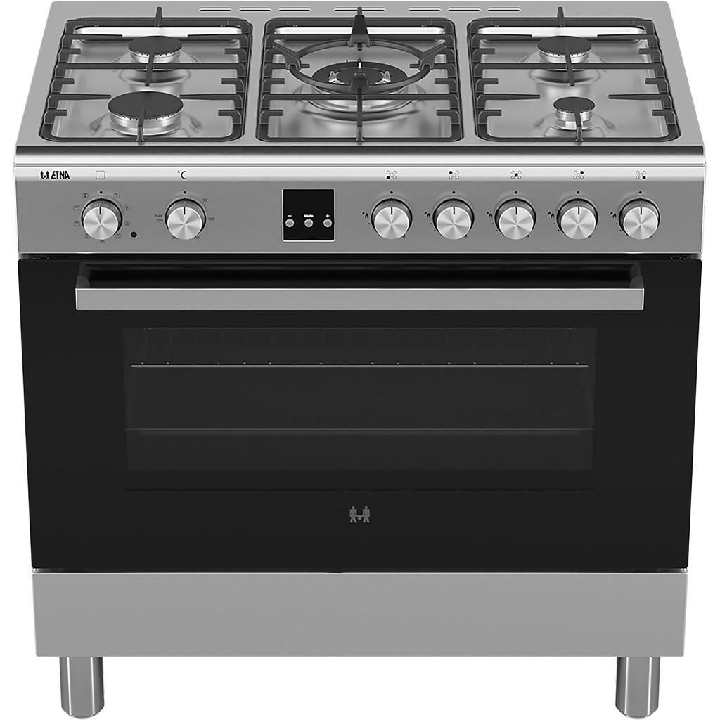 ETNA FG190RVS Vrijstaand Gasfornuis - 40% KORTING, Ophalen, -, 60 cm of meer, -