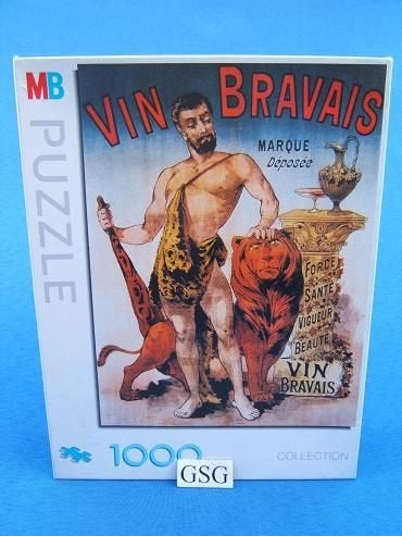 Le vin bravais 1000 st nr. 16263, Ophalen, 500 t/m 1500 stukjes, Zo goed als nieuw