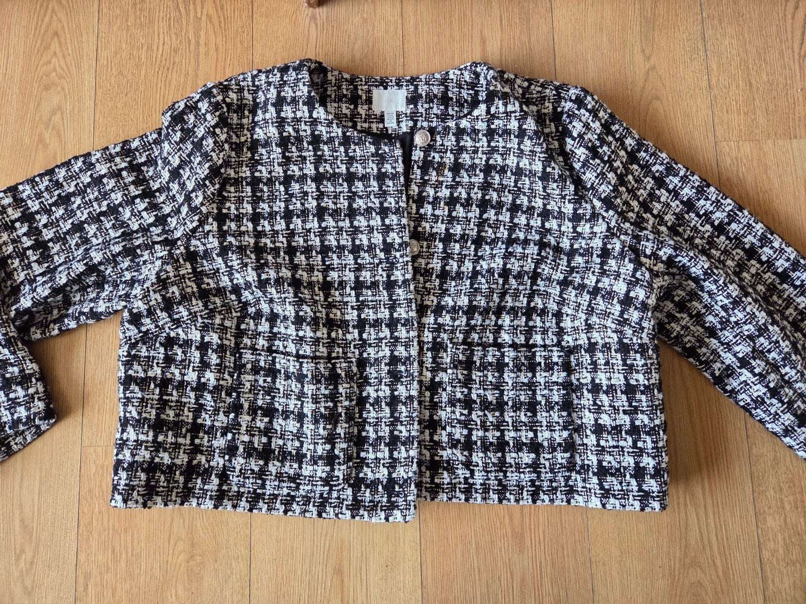 Kort jasje maat XXL H&M, Kleding | Dames, H&M, Zwart, Maat 46/48 (XL) of groter, Ophalen of Verzenden