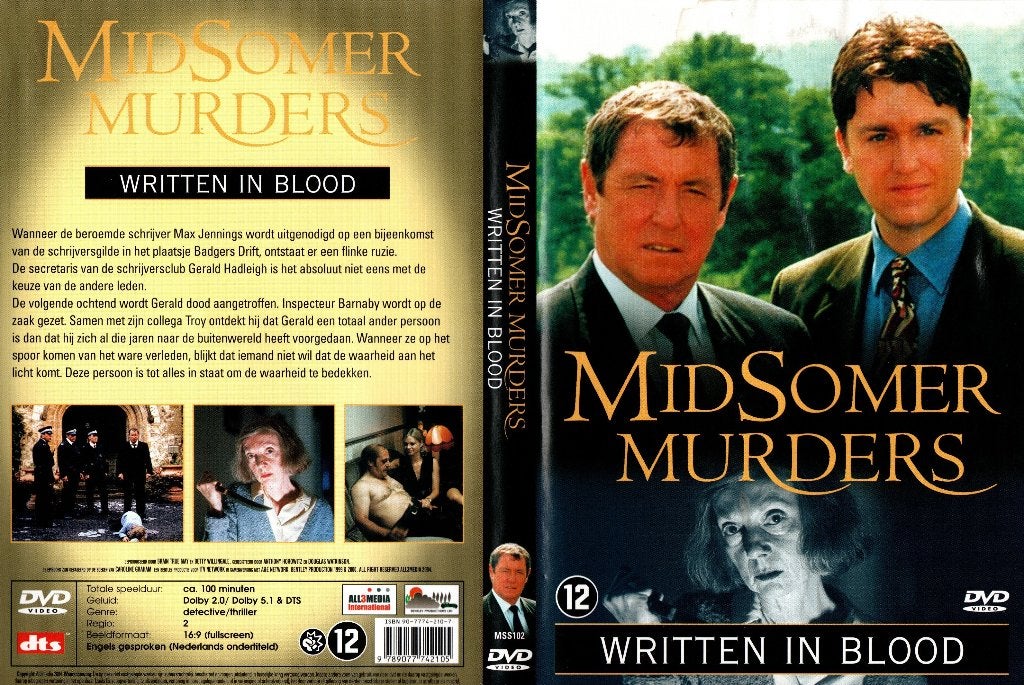 MidSomer Murders, Written in blood, Cd's en Dvd's, Vanaf 12 jaar, Ophalen of Verzenden, Zo goed als nieuw