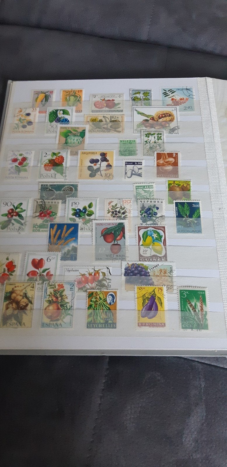 Postzegels vruchten kavel 4, Ophalen of Verzenden, Gestempeld, Dier of Natuur