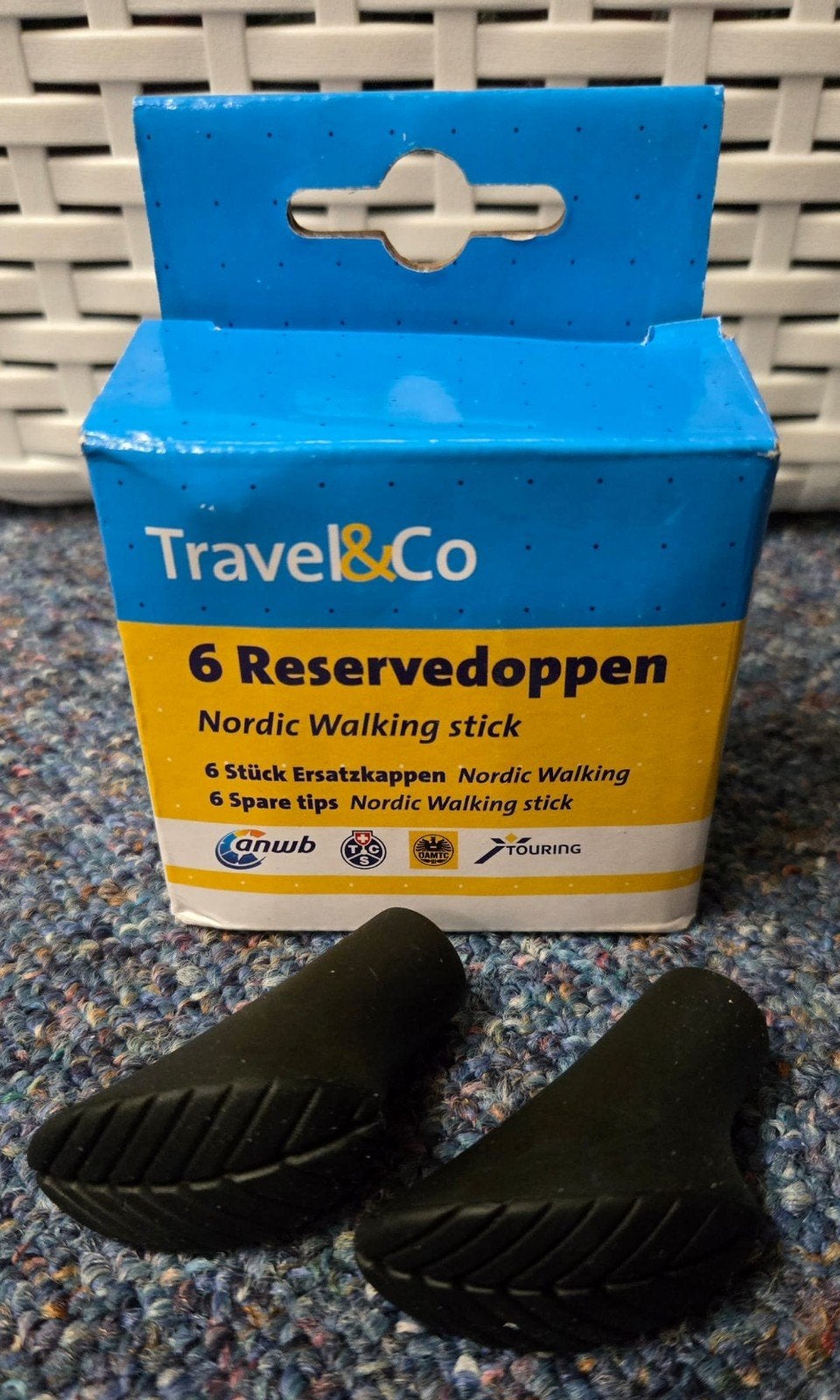 Nieuwe doppen voor Nordic Walking stokken., Ophalen, Nieuw