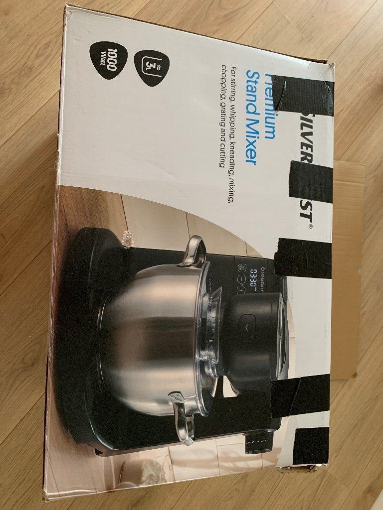⁠SilverCrest Keukenmachine 1000W⁠, Witgoed en Apparatuur, Keukenmixers, 2 tot 3 liter, Ophalen, Nieuw, 3 snelheden of meer