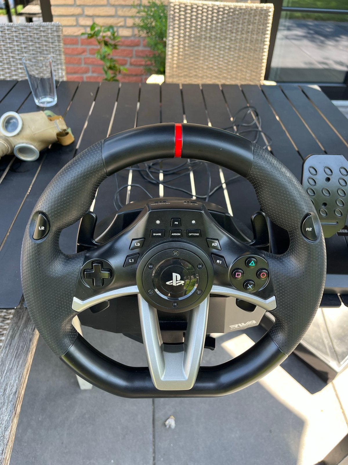 Hori Racing Wheel Apex voor PS4/PS3/PC, Ophalen of Verzenden, Zo goed als nieuw, Stuur of Pedalen, PlayStation 4