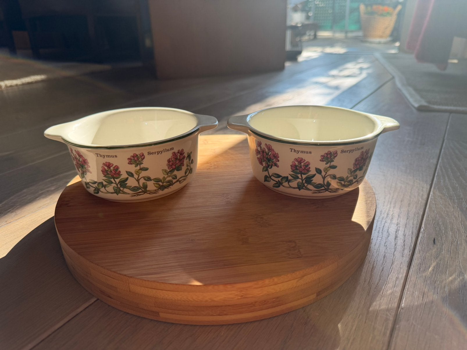 2 Vintage Enoch Wedgwood schaaltjes Florabunda, Ophalen of Verzenden