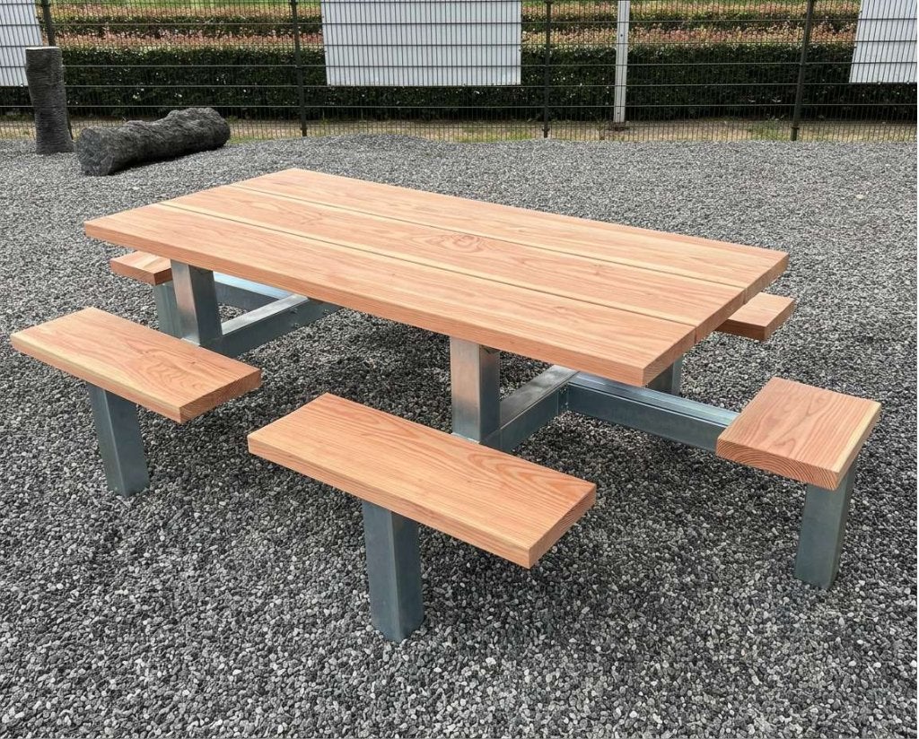 Picknick tafel Frame UNIEK! - Gegalvaniseerd - 10/12 persone, Staal, Niet ingevuld, Nieuw, Rechthoekig