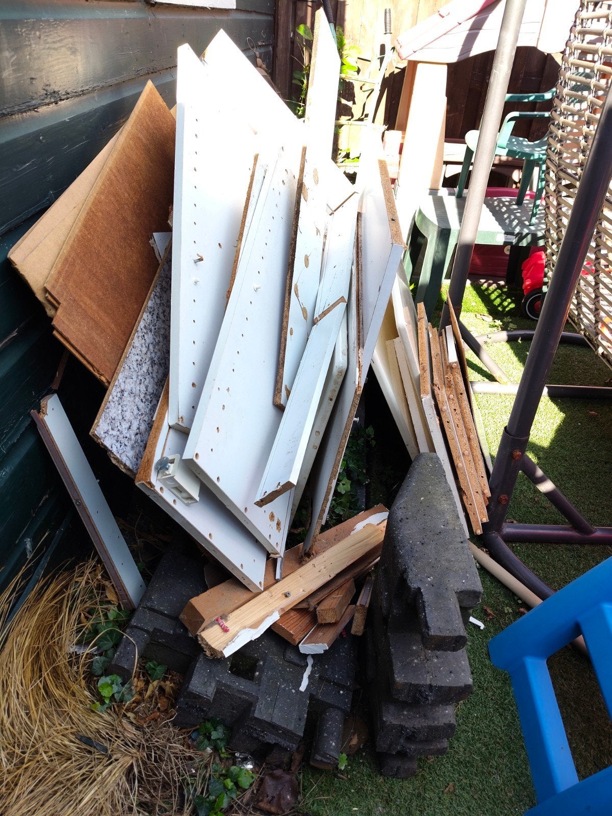 gratis voor brandhout, Ophalen