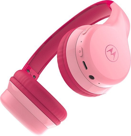 Motorola MOTO JR300 Kinderkoptelefoon – Roze | Nieuw, Overige merken, Motorola Solutions Netherlands B.V, Bluetooth, Roze