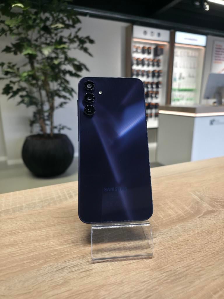 Samsung Galaxy A15 Zwart 128GB incl. 2 jaar garantie, Zwart, Touchscreen, Refurbished, Ophalen of Verzenden