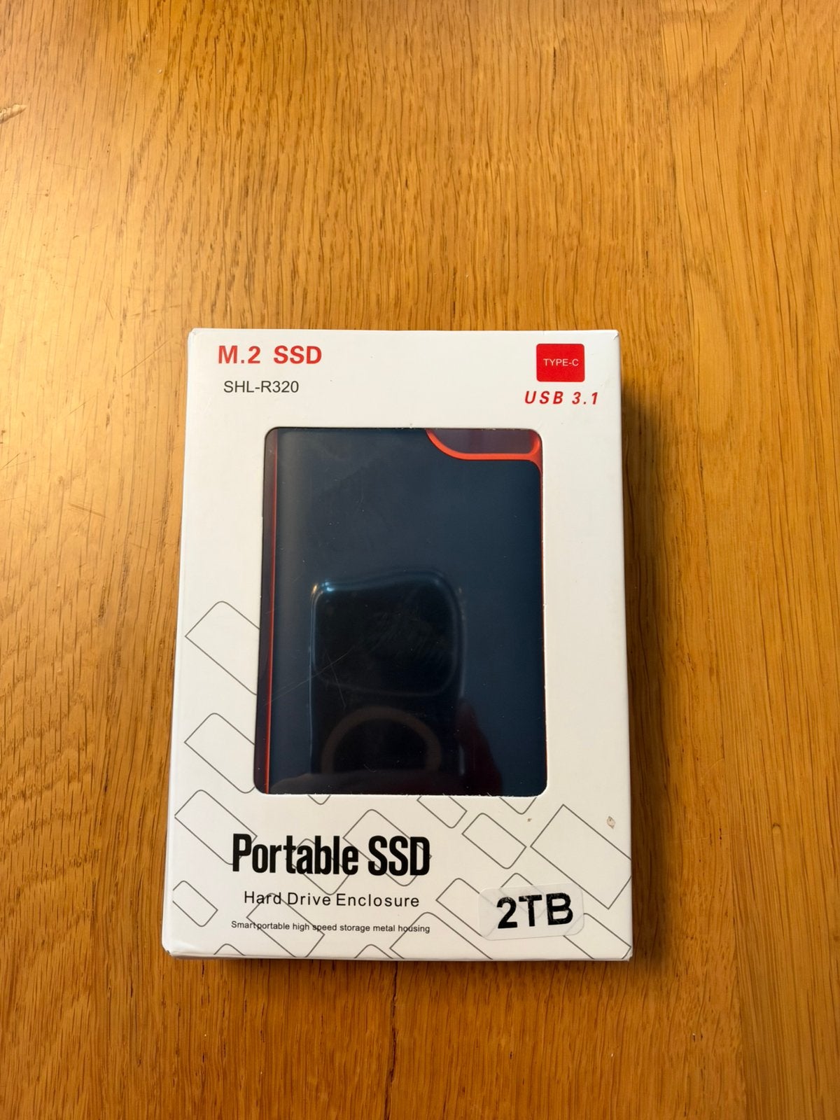 Portable SSD 2TB - USB 3.1 Type-C (Nieuw), Intern, 2TB, SSD, Nieuw