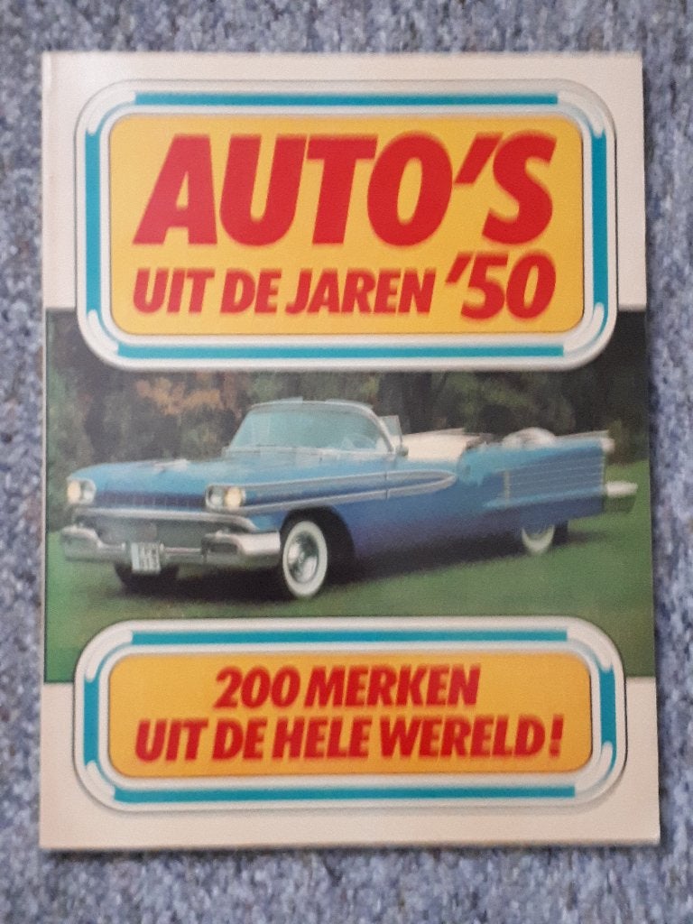 Auto's uit de jaren '50 / Mooi boekje in nette staat, Ophalen of Verzenden, Zo goed als nieuw, Algemeen