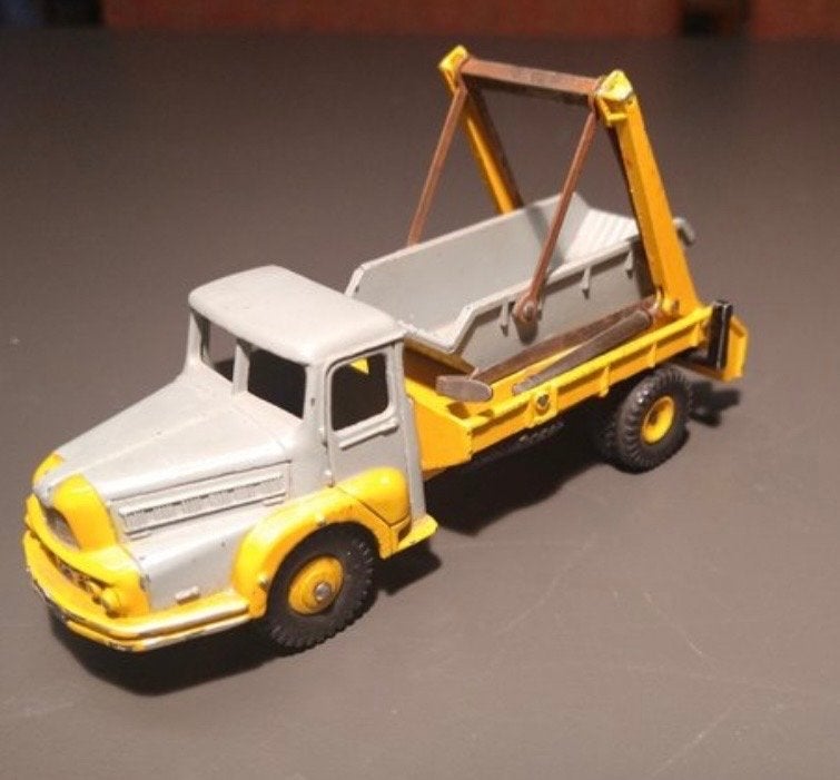 Vintage Speelgoed Vrachtwagen met Container - Gebruikt, Ophalen of Verzenden