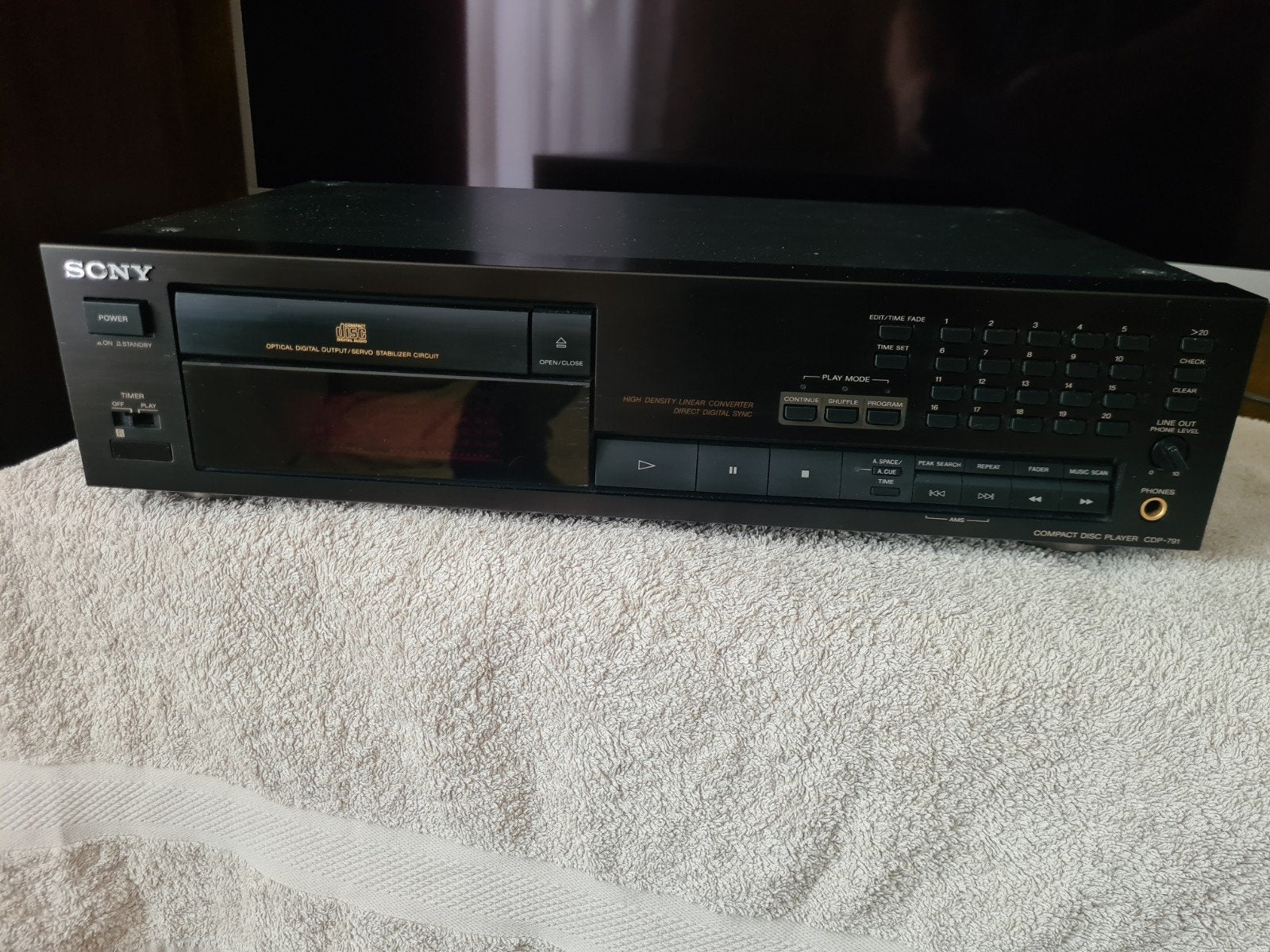 Sony CDP 791, Ophalen, Zo goed als nieuw, Sony