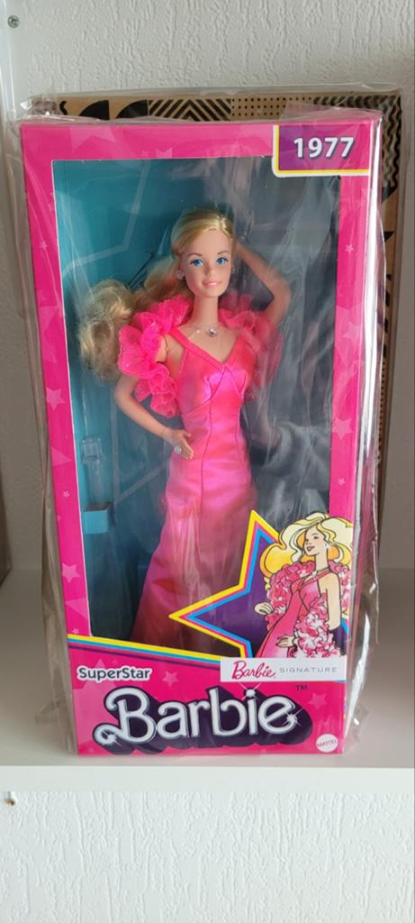 Barbie repro superstar 1977, Ophalen of Verzenden, Barbie