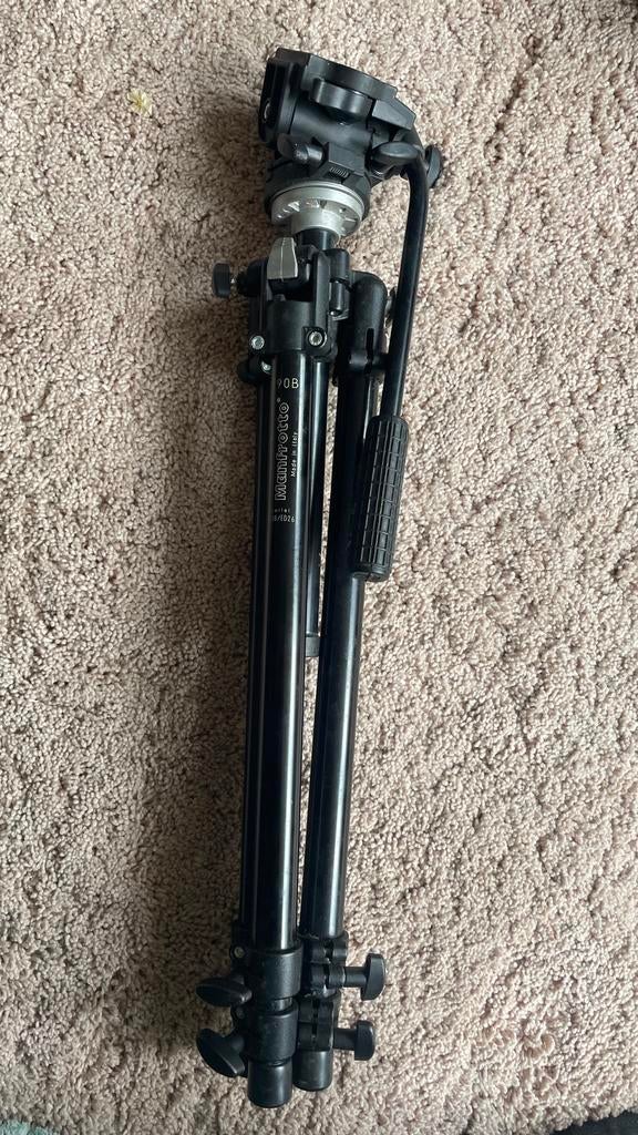 Manfrotto Tripo 190B, Audio, Tv en Foto, Fotografie | Statieven en Balhoofden, Ophalen, Zo goed als nieuw, Minder dan 150 cm, Driepoot