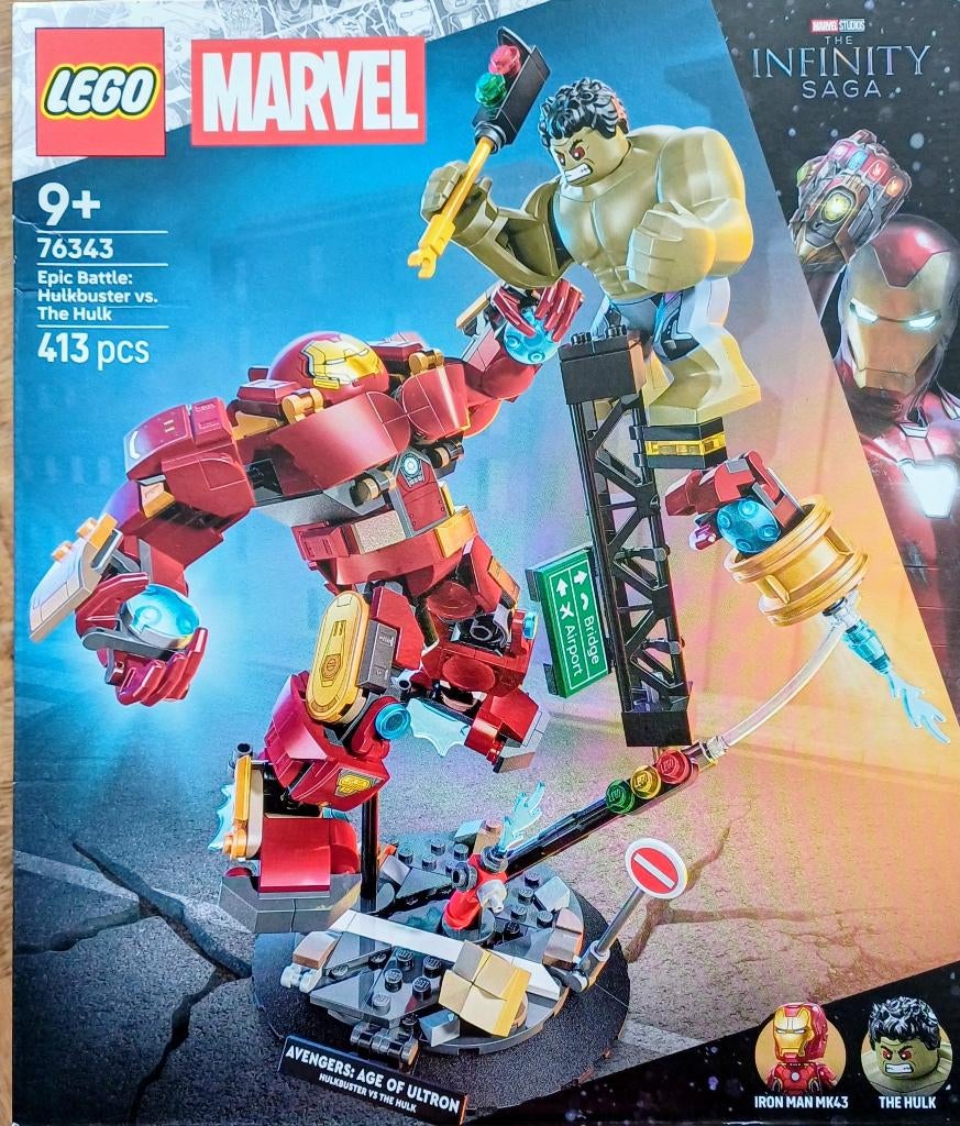 LEGO Marvel Epic Battle: Hulkbuster vs. The Hulk 76343, Ophalen of Verzenden, Nieuw, Lego